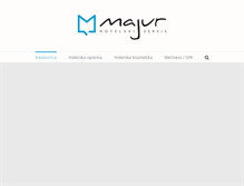 Tablet Screenshot of majur-hs.hr